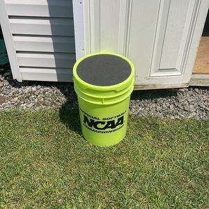 NCAA softballs and bucket